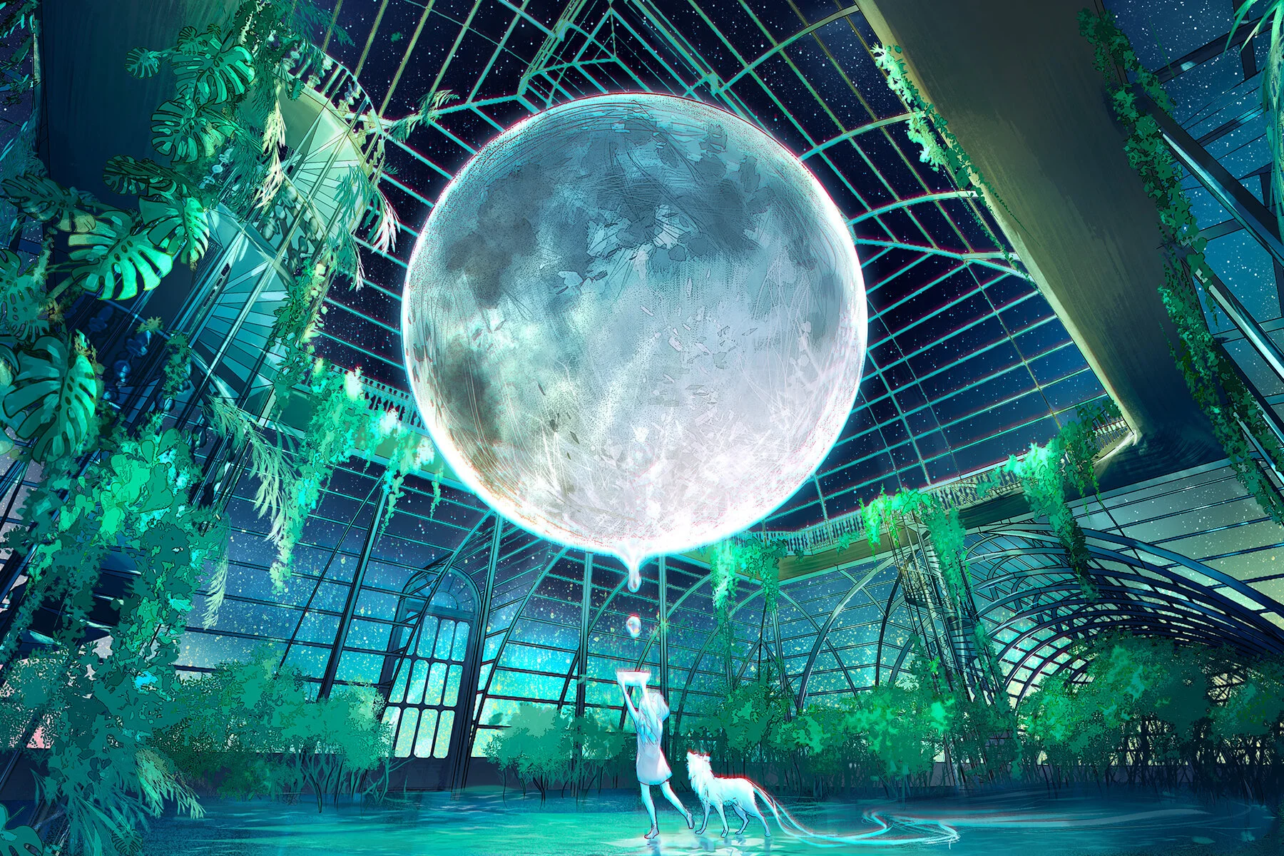 Bring Me the Moon - Postcard collection of 6 — Yuumei